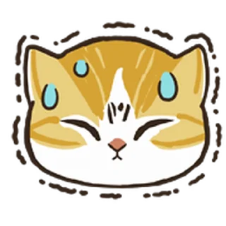 😅 emoji 會動！喵喵表情貼 @moe_sticker_bot Telegram sticker 19 of 40