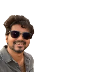 🙂 emoji Thalapathy ⚡ Telegram sticker 18 of 27