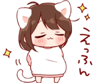 💗 emoji Nekomimi Ms.Days's by Toco | @sheisye Telegram sticker 20 of 23
