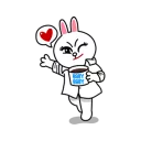 😍 emoji LINE Characters in Love! Telegram sticker 11 of 40