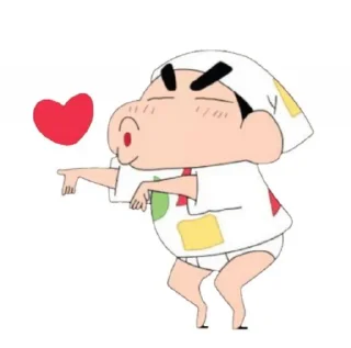 😘 emoji Shinchan💖🌱 @stickersbag @itsmelegend Telegram sticker 23 of 50