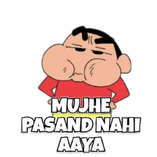 😒 emoji Shinchan💖🌱 @stickersbag @itsmelegend Telegram sticker 18 of 50