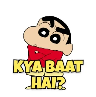 🤔 emoji Shinchan💖🌱 @stickersbag @itsmelegend Telegram sticker 21 of 50