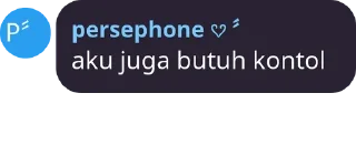 Sticker from @qpersefone punya pt3