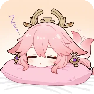 👄 emoji 狐狸专属神子贴纸（Q） Telegram sticker 14 of 18