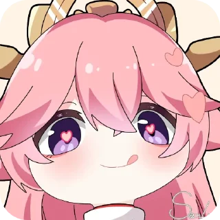 💇 emoji 狐狸专属神子贴纸（Q） Telegram sticker 1 of 18