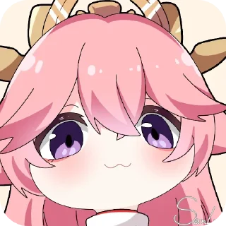 👄 emoji 狐狸专属神子贴纸（Q） Telegram sticker 6 of 18