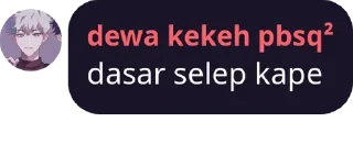 😒 emoji dewa kekeh Telegram sticker 20 of 26