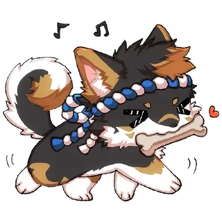 🦴 emoji 弥卡MIKA Telegram sticker 1 of 32