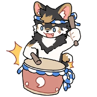 🥁 emoji 弥卡MIKA Telegram sticker 23 of 32