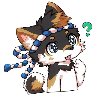❓ emoji 弥卡MIKA Telegram sticker 5 of 32