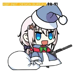Sticker from Padoru GFL