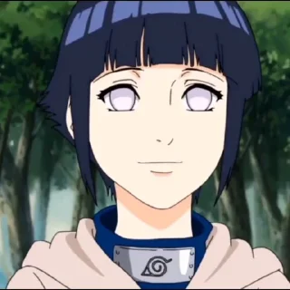 💜 emoji Hinata Hyuga || Yuanita mon Telegram sticker 14 of 35