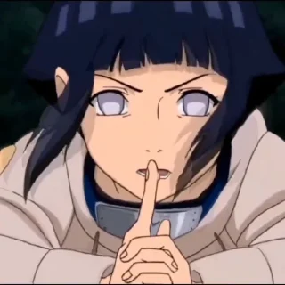 💜 emoji Hinata Hyuga || Yuanita mon Telegram sticker 19 of 35