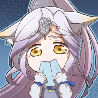 😿 emoji 神魔貼圖第一彈 Telegram sticker 7 of 31