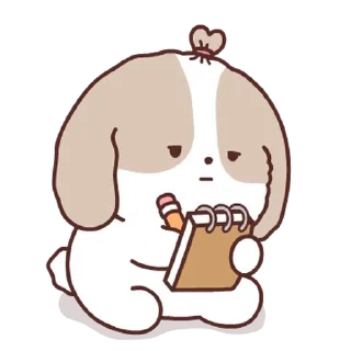 💬 emoji 아기시츄 아츄 By @KakaoEmoticon Telegram sticker 6 of 24