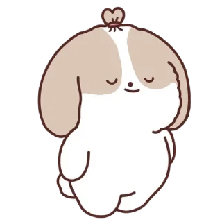 💬 emoji 아기시츄 아츄 By @KakaoEmoticon Telegram sticker 13 of 24