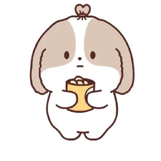 💬 emoji 아기시츄 아츄 By @KakaoEmoticon Telegram sticker 20 of 24