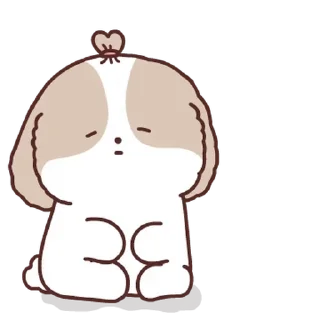 💬 emoji 아기시츄 아츄 By @KakaoEmoticon Telegram sticker 3 of 24