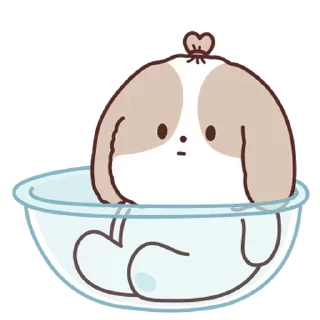 💬 emoji 아기시츄 아츄 By @KakaoEmoticon Telegram sticker 23 of 24