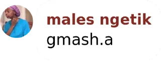 Sticker from males ngetik