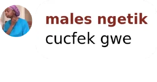 😱 emoji males ngetik Telegram sticker 23 of 83