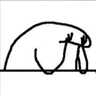 😔 emoji drawing meme Telegram sticker 5 of 50