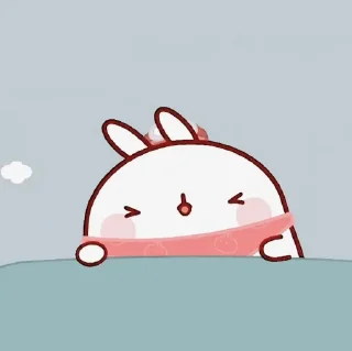 💭 emoji molang ⋆ @galerina Telegram sticker 16 of 65