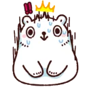 😱 emoji 白白日記，哇哇哇！ Telegram sticker 17 of 24
