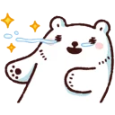 😵 emoji 白白日記，哇哇哇！ Telegram sticker 19 of 24