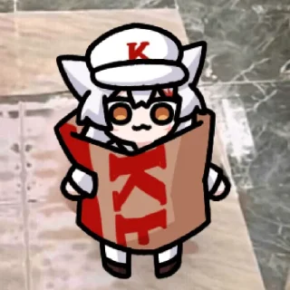 😘 emoji 平雪酱 @zhaxia_cn Telegram sticker 6 of 16