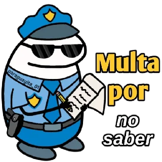😀 emoji 🌈Flork Multas👮🏻‍♂️🧦 Telegram sticker 19 of 30
