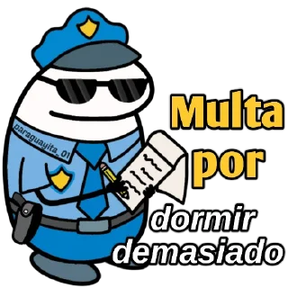 😀 emoji 🌈Flork Multas👮🏻‍♂️🧦 Telegram sticker 5 of 30