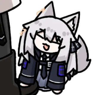 😼 emoji 狐狸埃莉卡 @zhaxia_cn Telegram sticker 5 of 16