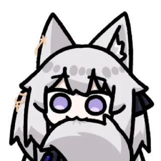😘 emoji 狐狸埃莉卡 @zhaxia_cn Telegram sticker 16 of 16