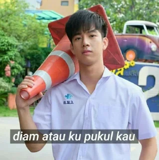 🚏 emoji THAI MEME – @BANGKOKPRIDE Telegram sticker 14 of 103