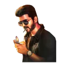 😦 emoji Ilaya Thalapathy 💛💙💜 Telegram sticker 13 of 70