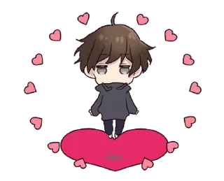 Sticker from Menhera-kun  animation @Bonten_community