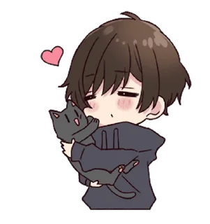 Sticker from Menhera-kun  animation @Bonten_community