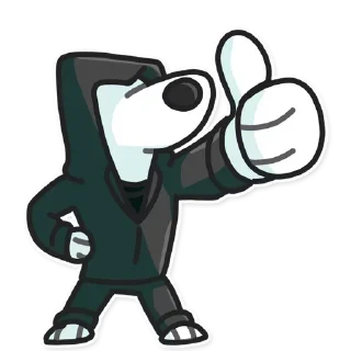👍 emoji Only '👍' @Gallery_Memes Telegram sticker 6 of 62