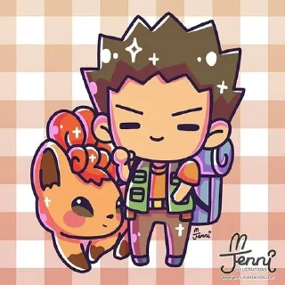 ☺️ emoji Pokemon Chibi @AnimeStickersChibi Telegram sticker 5 of 30