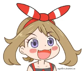 🤓 emoji Pokemon Chibi @AnimeStickersChibi Telegram sticker 12 of 30