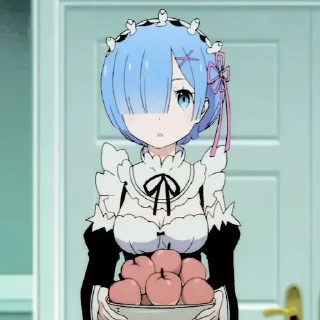 🧊 emoji Rem @URKAWAIIWAIFU Telegram sticker 7 of 34