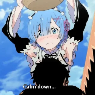🧊 emoji Rem @URKAWAIIWAIFU Telegram sticker 11 of 34