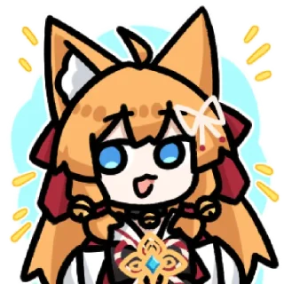 😃 emoji B站 葉月稲荷 @zhaxia_cn Telegram sticker 17 of 120