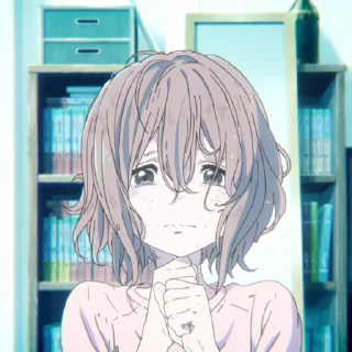 🥀 emoji A Silent Voice @CaptainRivaille Telegram sticker 21 of 102