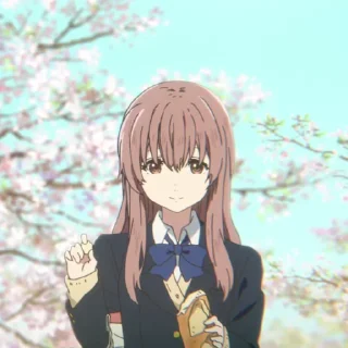 🥀 emoji A Silent Voice @CaptainRivaille Telegram sticker 8 of 102
