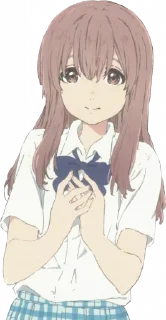 🦋 emoji A silent voice @GhostRileyXD Telegram sticker 3 of 30