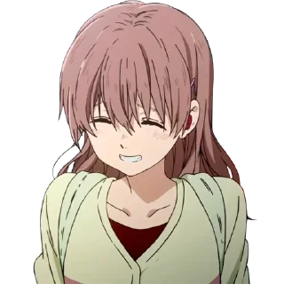 😁 emoji A silent voice @GhostRileyXD Telegram sticker 17 of 30
