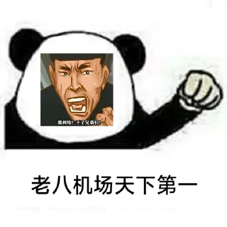 Sticker from 老八机场